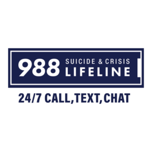 988 Suicide & Crisis Lifeline - 24/7 call, text, chat
